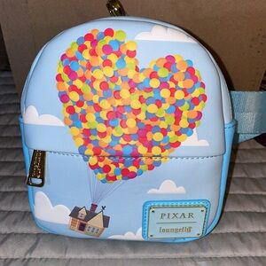 Loungefly Pixar Up Heart Balloon belt bag or wristlet strap